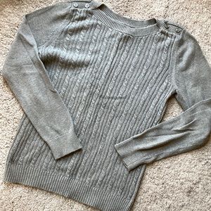 Banana Republic gray sweater M
